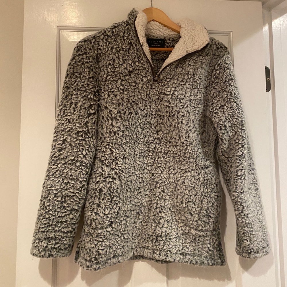 Love Tree fuzzy sweater, new without tags, super comfortable